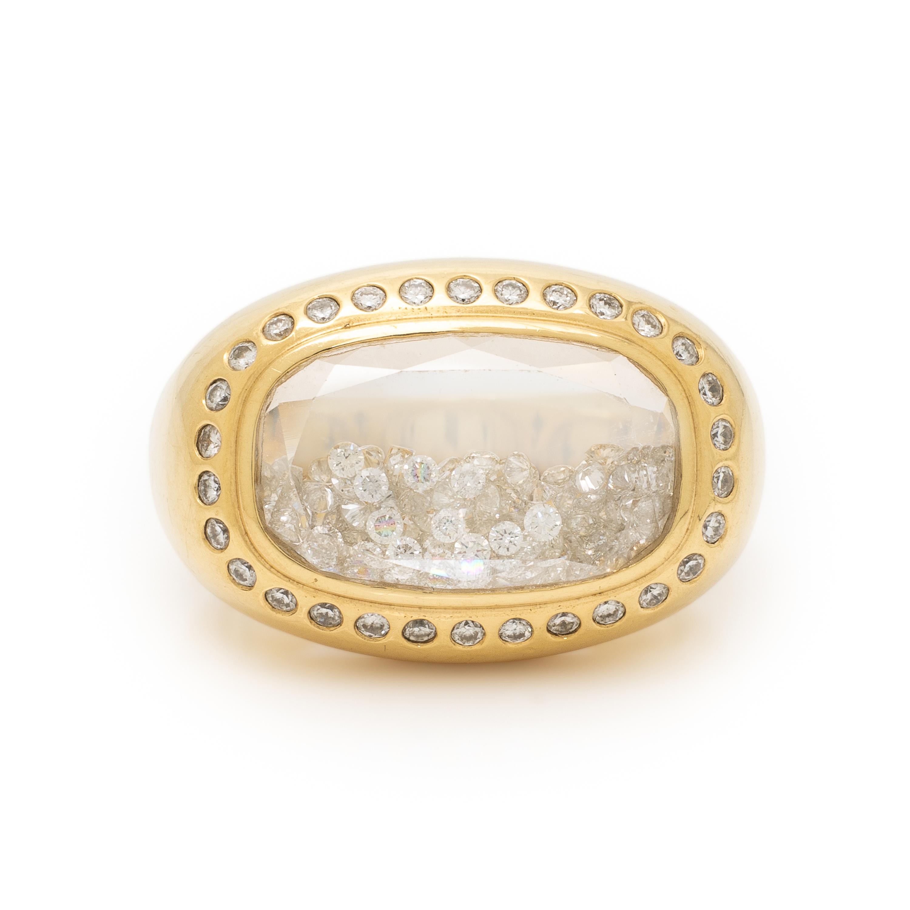 Moritz Glik, 'Maestro Pave Kaleidoscope Shaker', Diamond and Yellow Gold Ring
