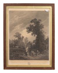 Three Engravings After William Hogarth (English, 1687-1764) and Two Other English Engravings