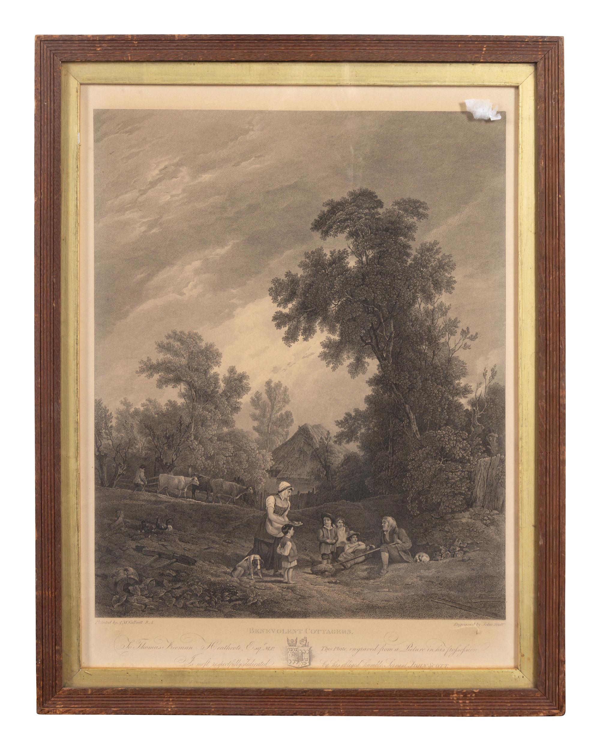 Three Engravings After William Hogarth (English, 1687-1764) and Two Other English Engravings