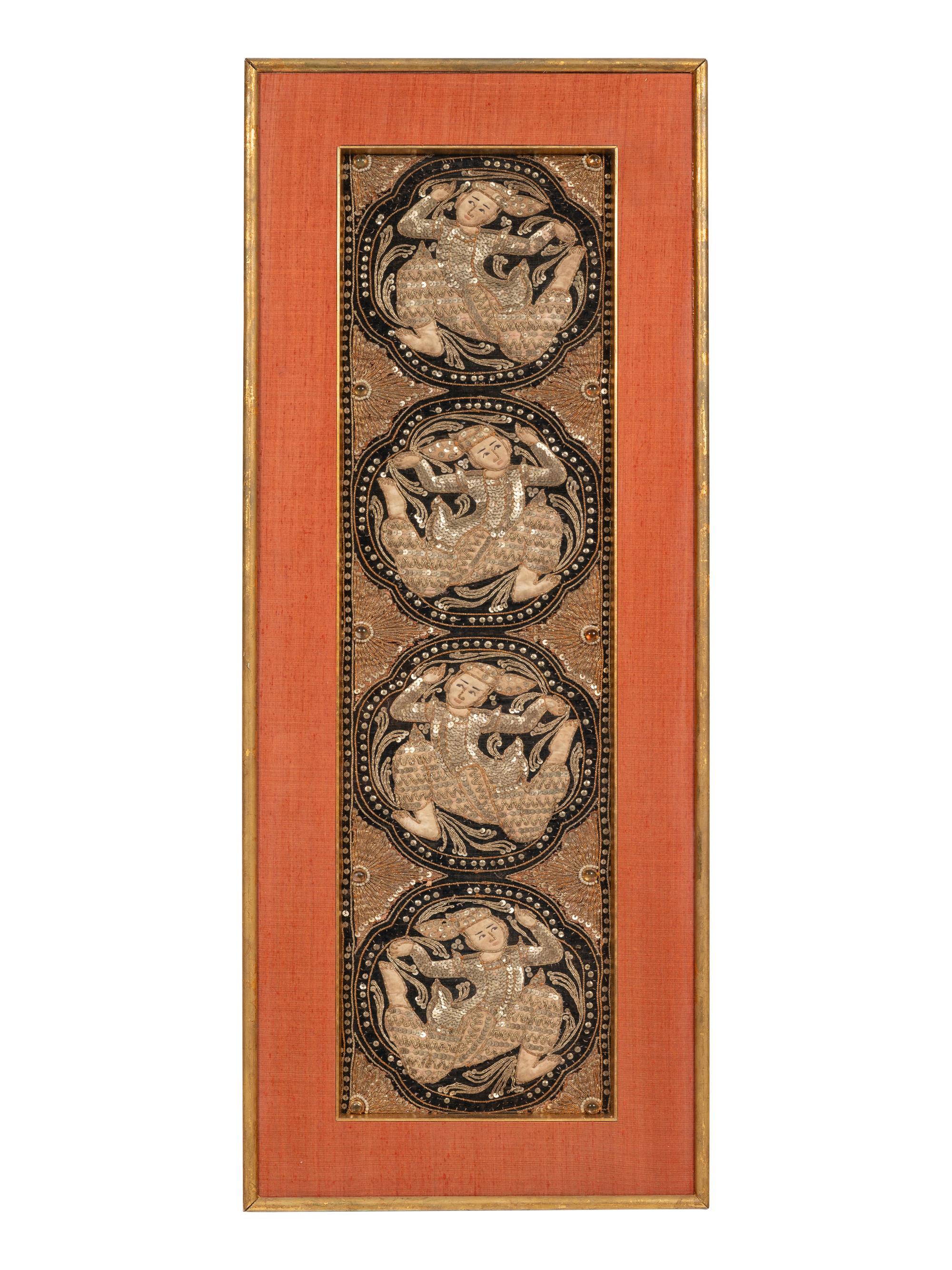 A Pair of Burmese Wall Hangings