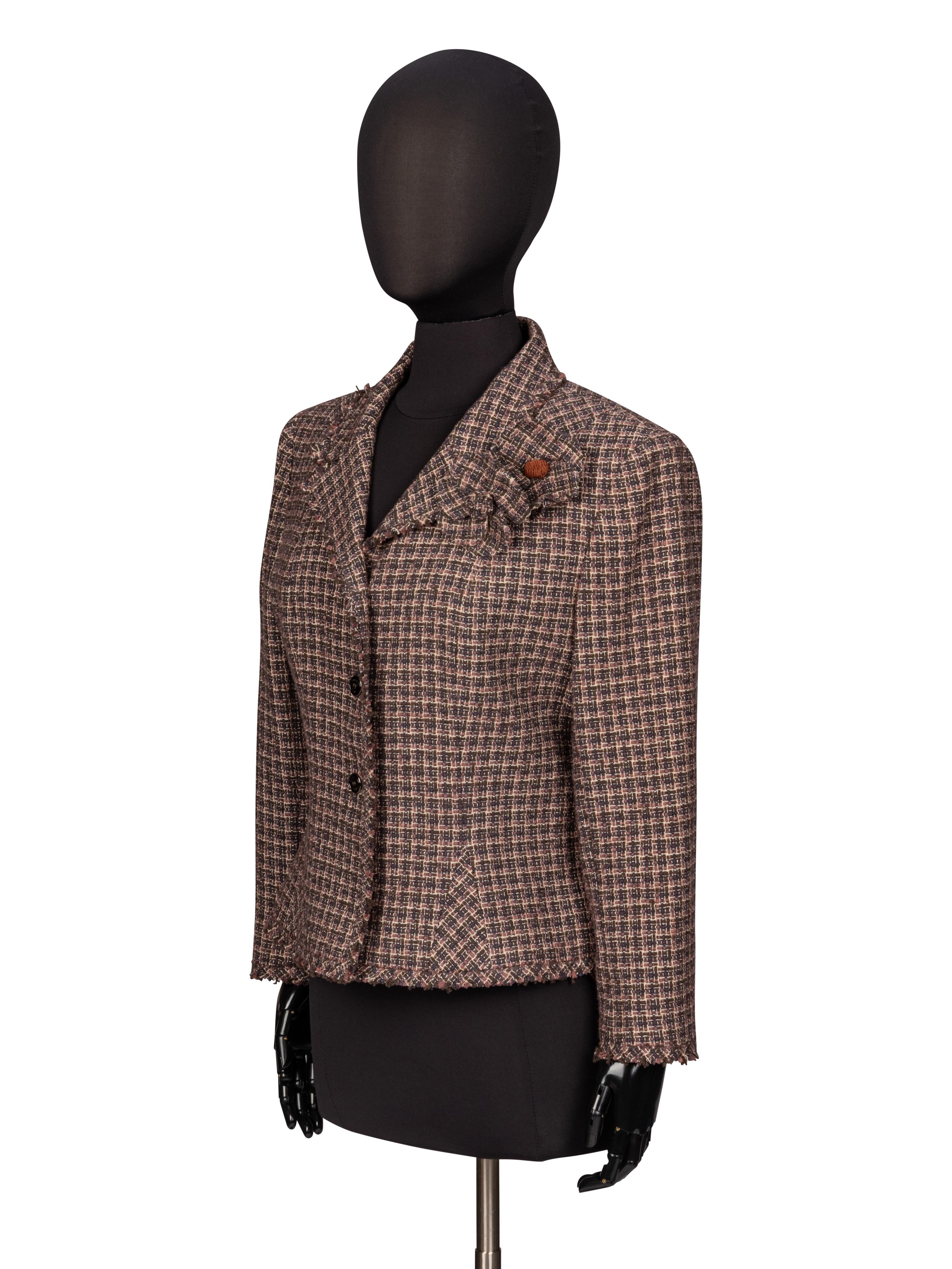 Chanel, Tweed Jacket with Removable Camellia