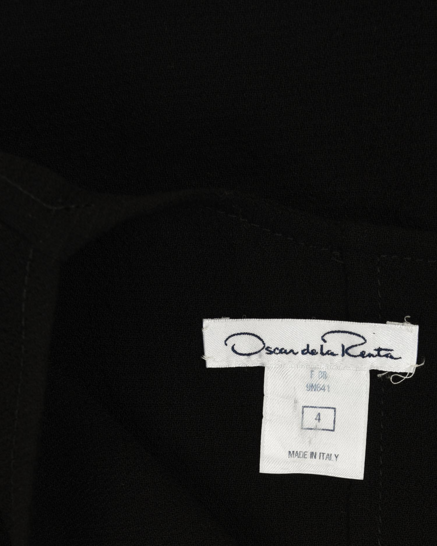 Four Designer Dresses: Two Oscar de la Renta, One Balenciaga, and One Christian Dior, 2000s