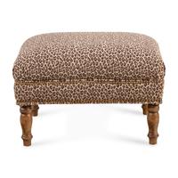 A Custom Upholstered Foot Stool