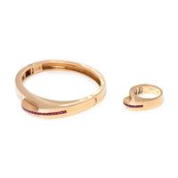 CHARLES KRYPELL, DIAMOND AND RUBY SET