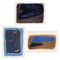 Dan Christensen (American, 1942-2007) — Latuka, Ring Taboo, and Mojo (three works)