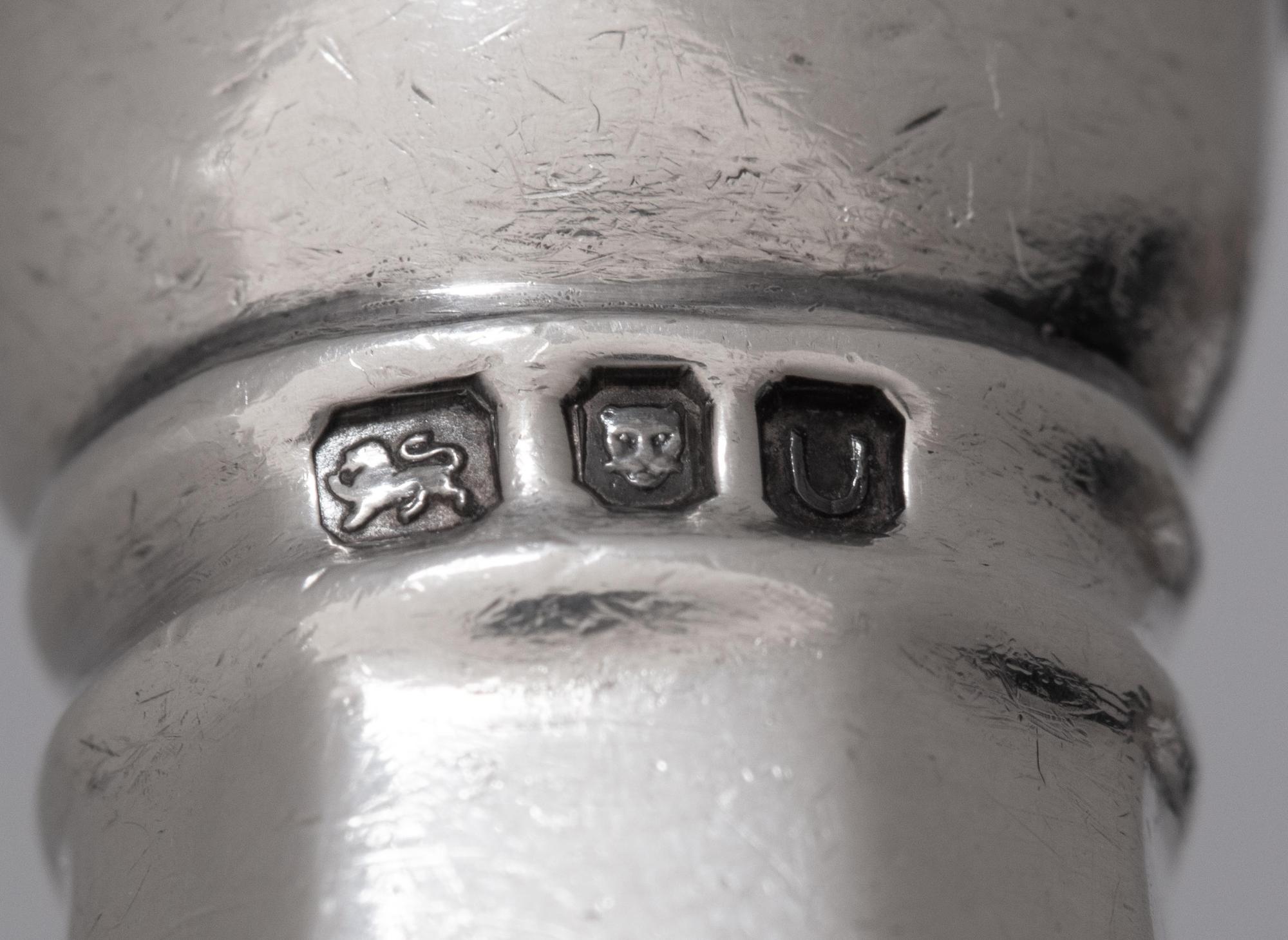 An English Silver Flatware Service