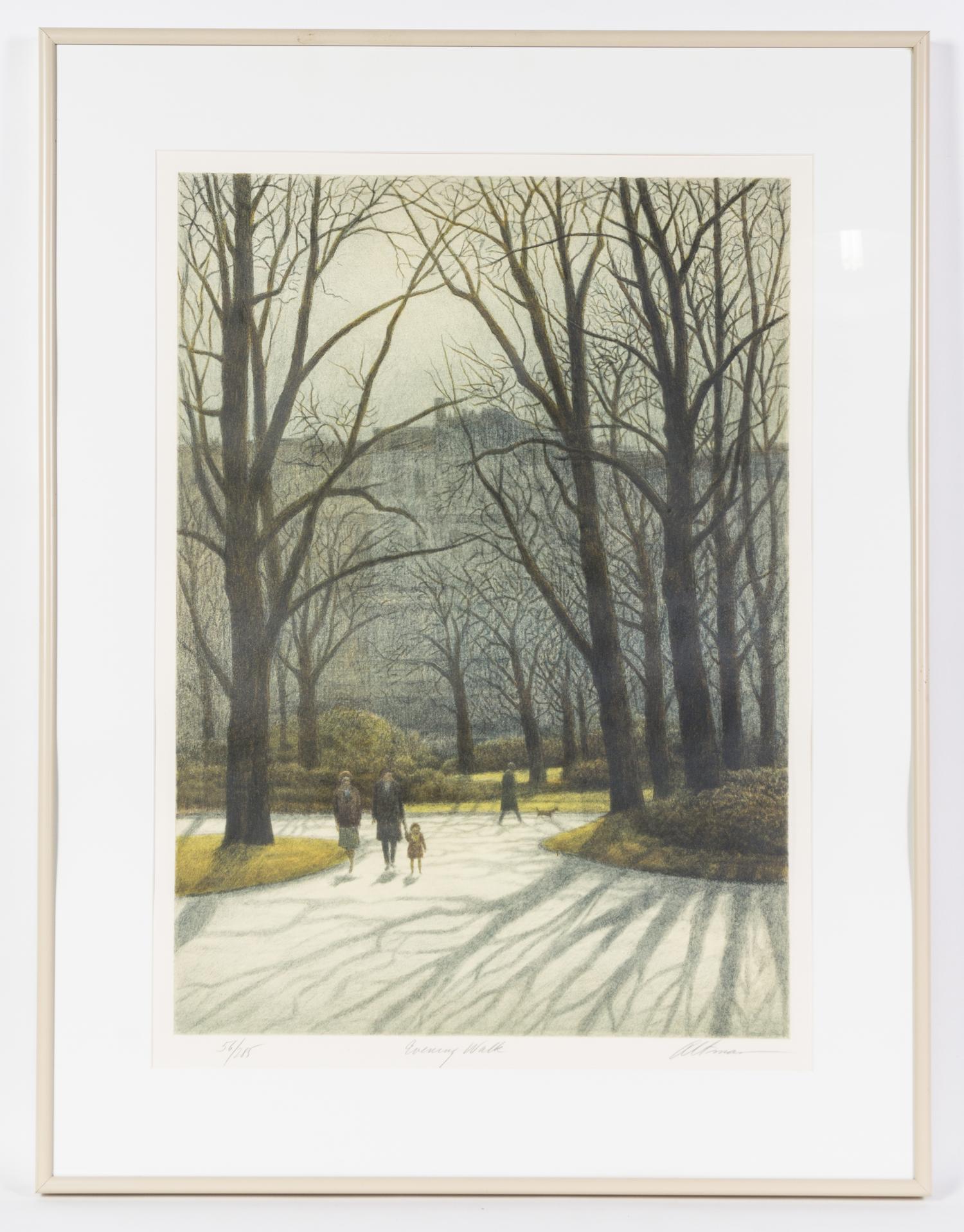 Robert Altman, (American, 20th century), Marronier Evening Walk and Bridle Path, 1984 (a group of three)