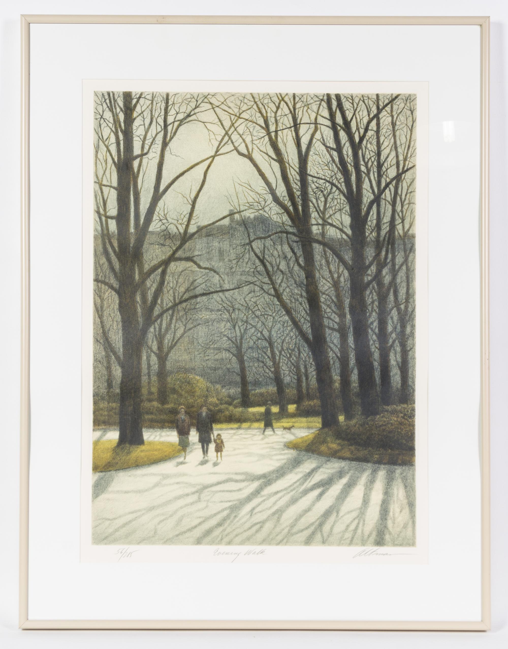 Robert Altman, (American, 20th century), Marronier Evening Walk and Bridle Path, 1984 (a group of three)