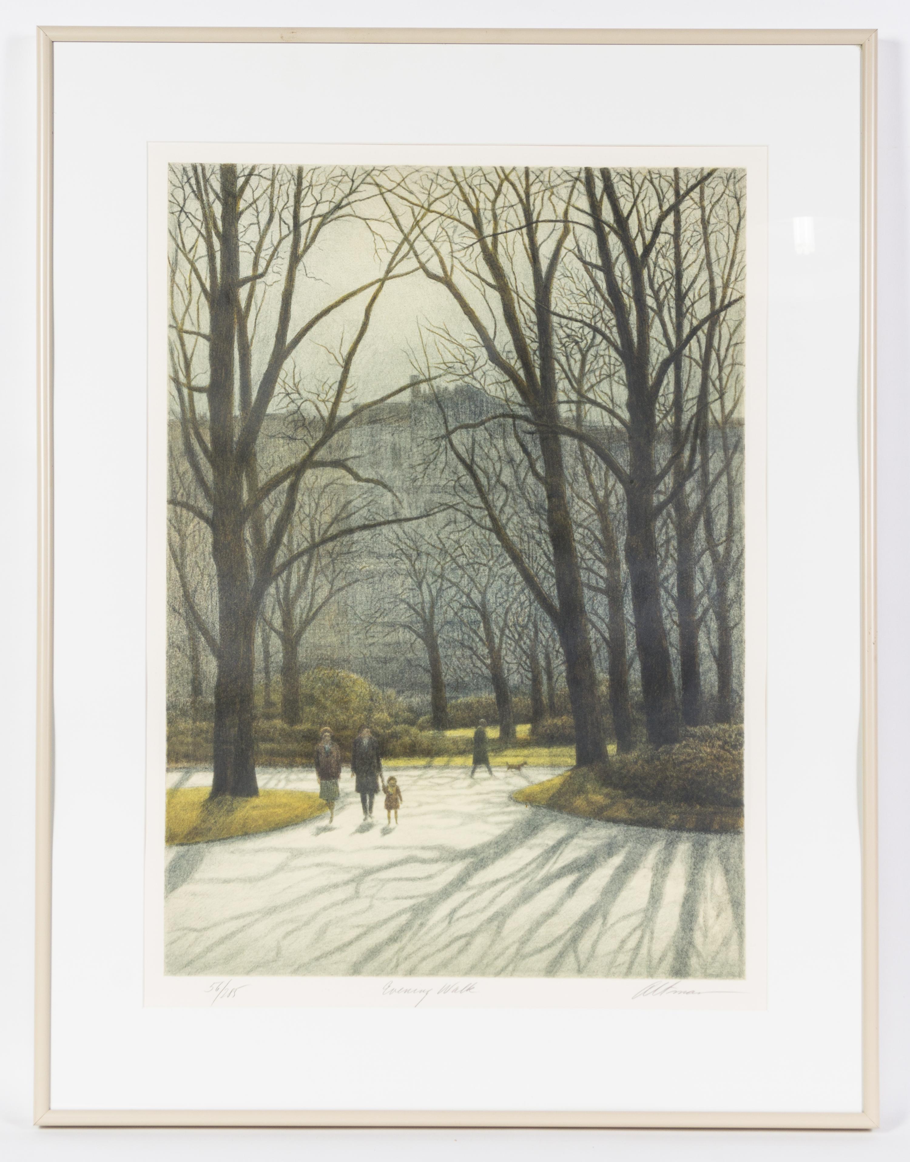 Robert Altman, (American, 20th century), Marronier Evening Walk and Bridle Path, 1984 (a group of three)
