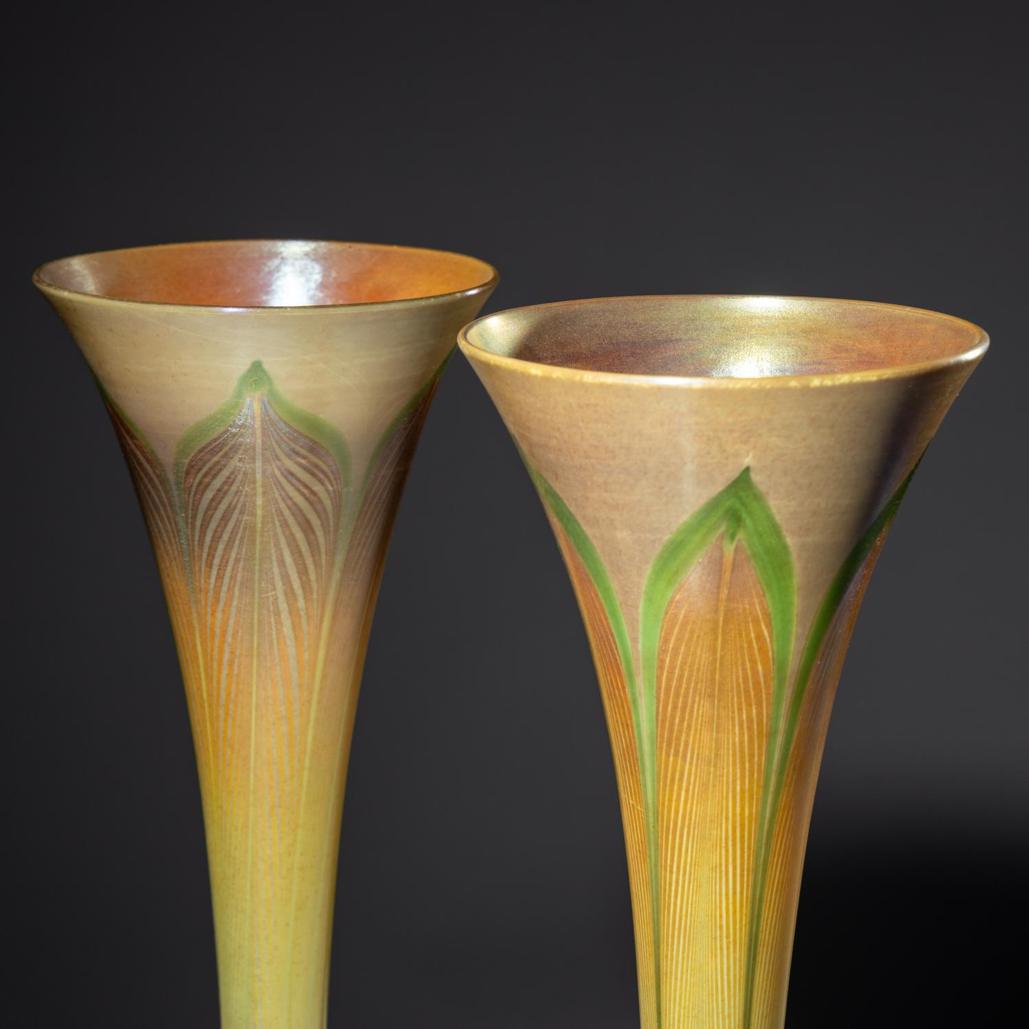 Near pair of vases