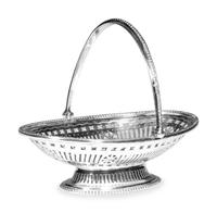 An English Silver Reticulated Basket