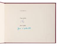 UPDIKE, John (1932-2009). A group of 10 fine press limited editions of Updike’s works, MANY SIGNED, comprising:
