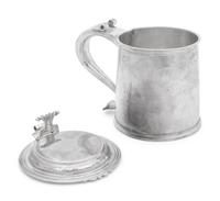 An English Silver Tankard
