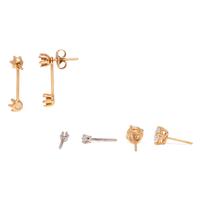 COLLECTION OF DIAMOND EARRINGS