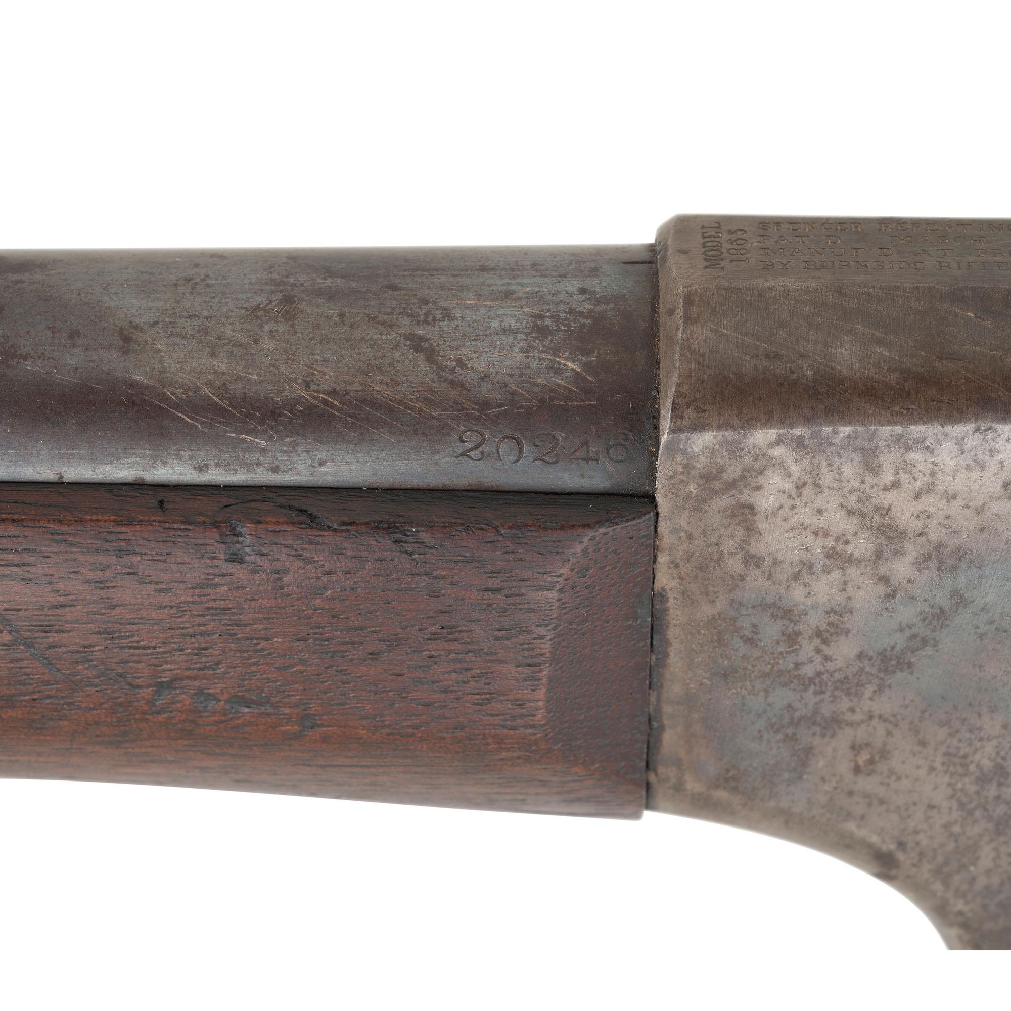 Springfield Model 1871 Spencer Rifle, Carbine Arsenal Altered to Rifle