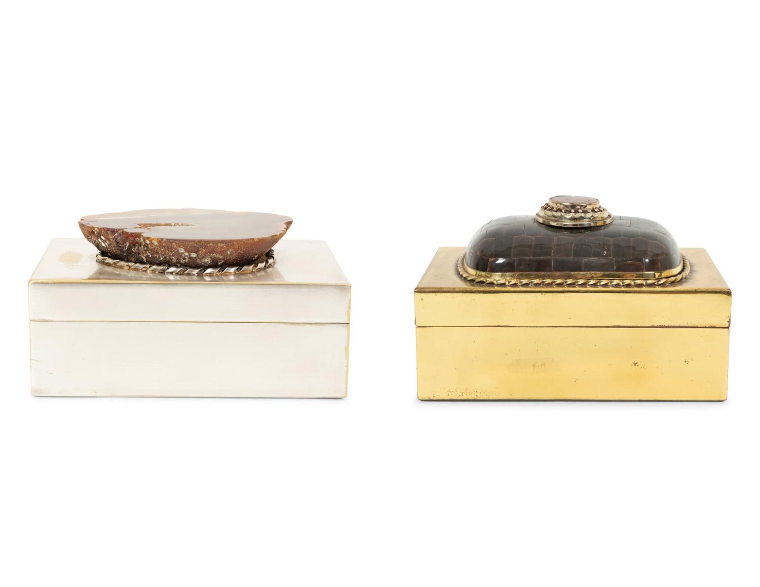 Two Anthony Redmile Table Boxes