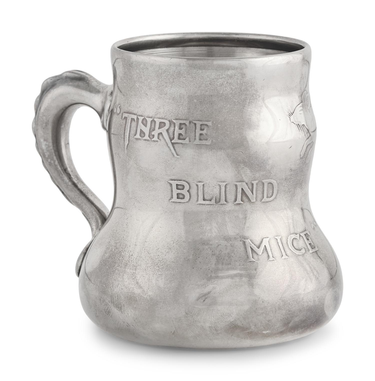 An Aesthetic Movement Sterling Silver Child's "Three Blind Mice" Mug, Tiffany & Co., New York, NY, Circa 1880