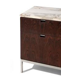 Rosewood Credenza with Marble Top