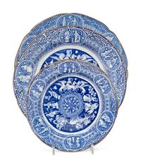 An English Etruscan Transferware Dinner Service