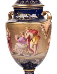 A Vienna Porcelain Urn