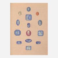 A Collection of Miniature Wedgwood Jasperware Cameos and Intaglios UK, mostly 18th century