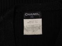 Chanel, Black Suede & Knit Cardigan