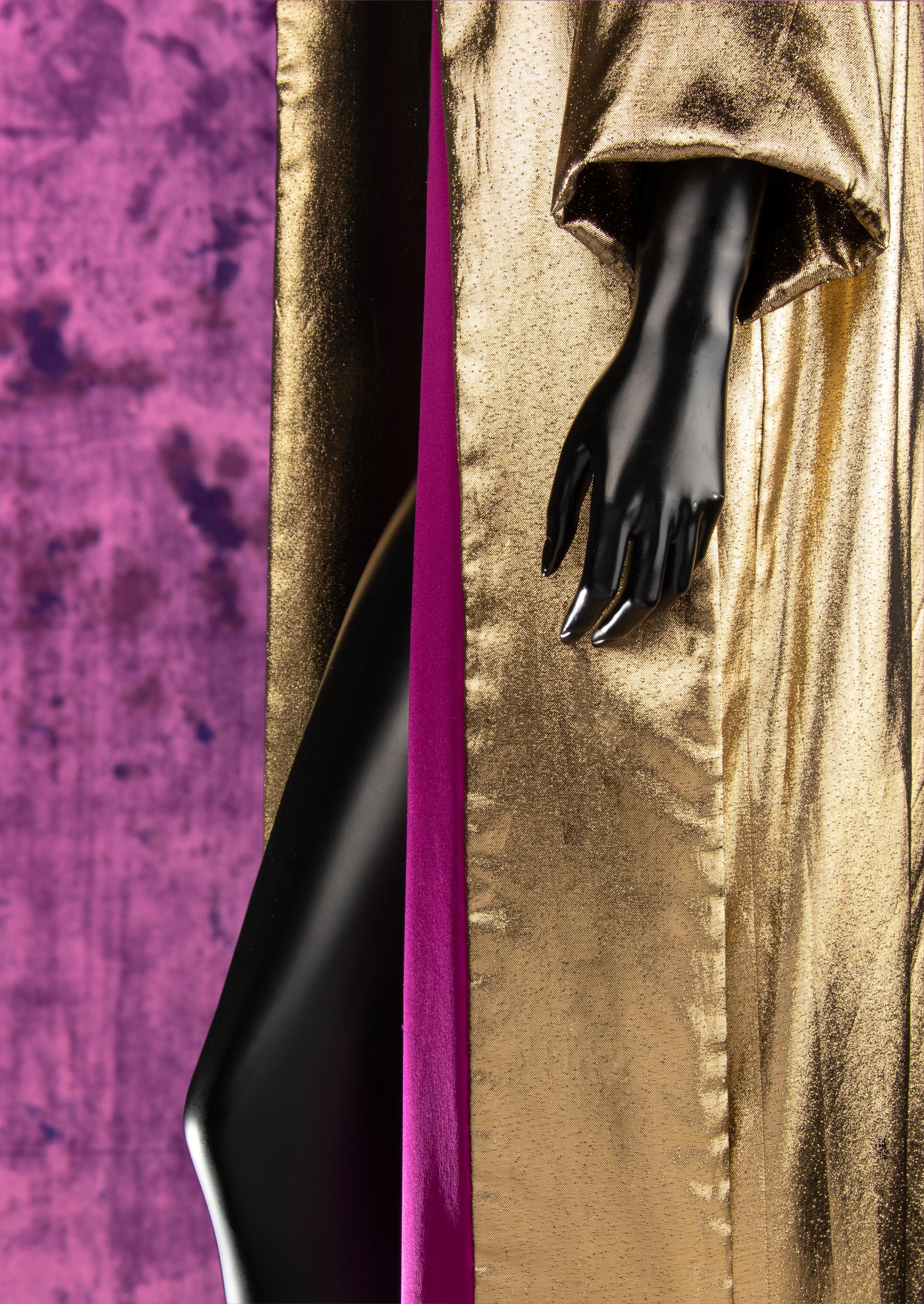 Christian Dior Haute Couture Lamé Long Jacket