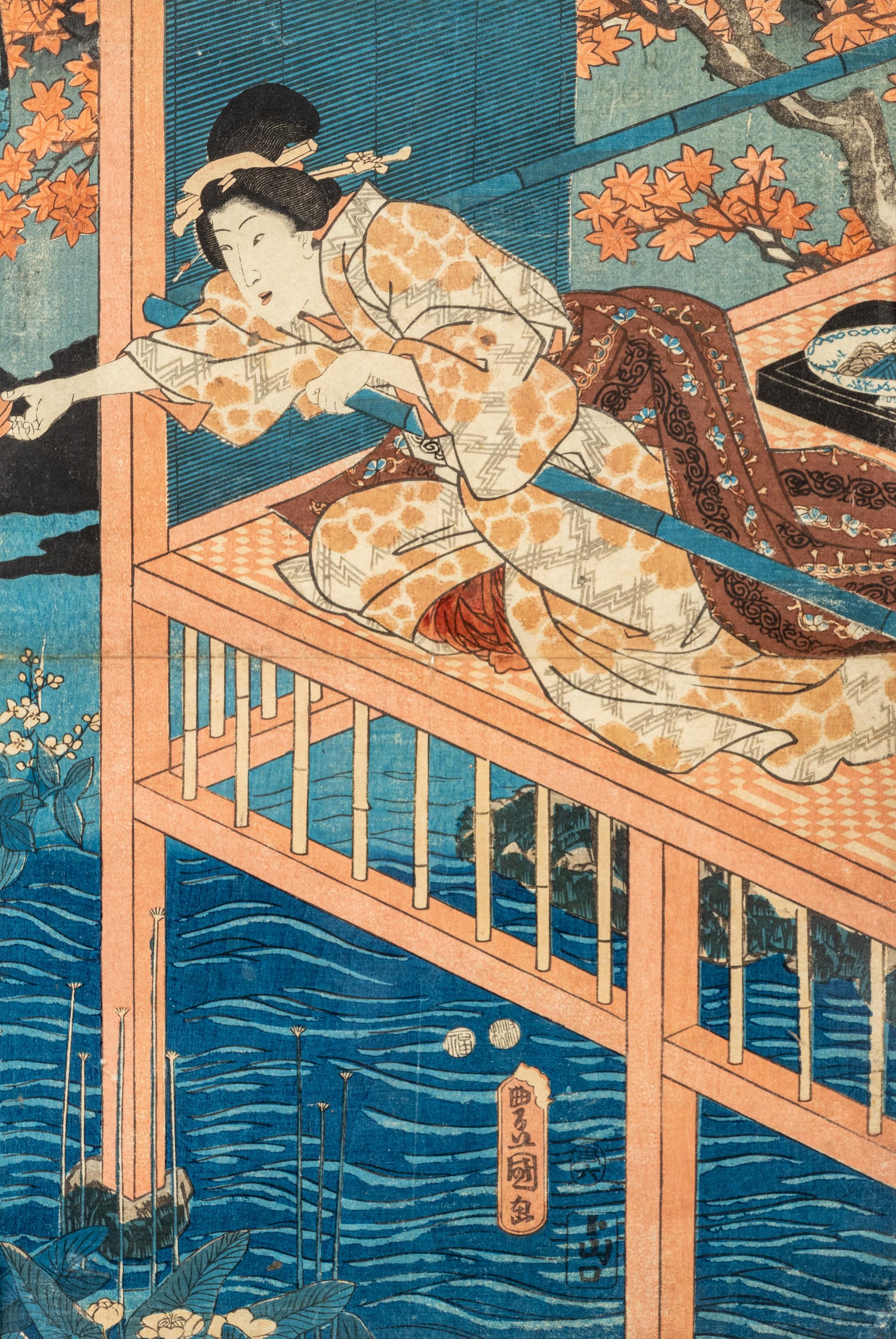 Kikukawa Eizan (1787-1867), Utagawa Toyokuni (1769-1825) and After Kitagawa Utamaro