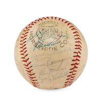 A 1961 Chicago Cubs Team Signed Autograph Baseball