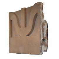 A Sullivan Designed Terra Cotta Facade Fragment from the St. Nicholas Hotel 22" W x 7.5" D x 23" H — United States, Circa 1894