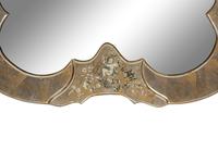 A Venetian Style Eglomisé Framed Mirror — 20th Century