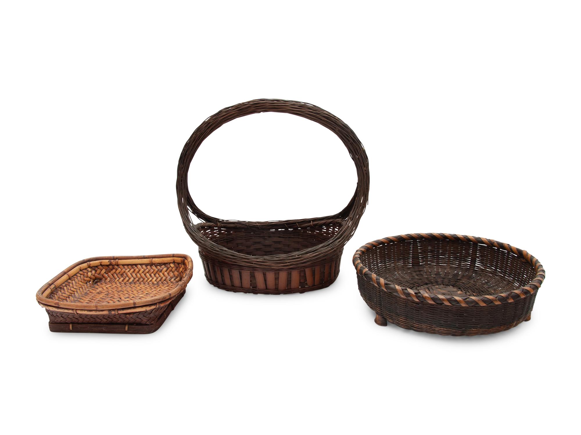 Three Japanese Baskets