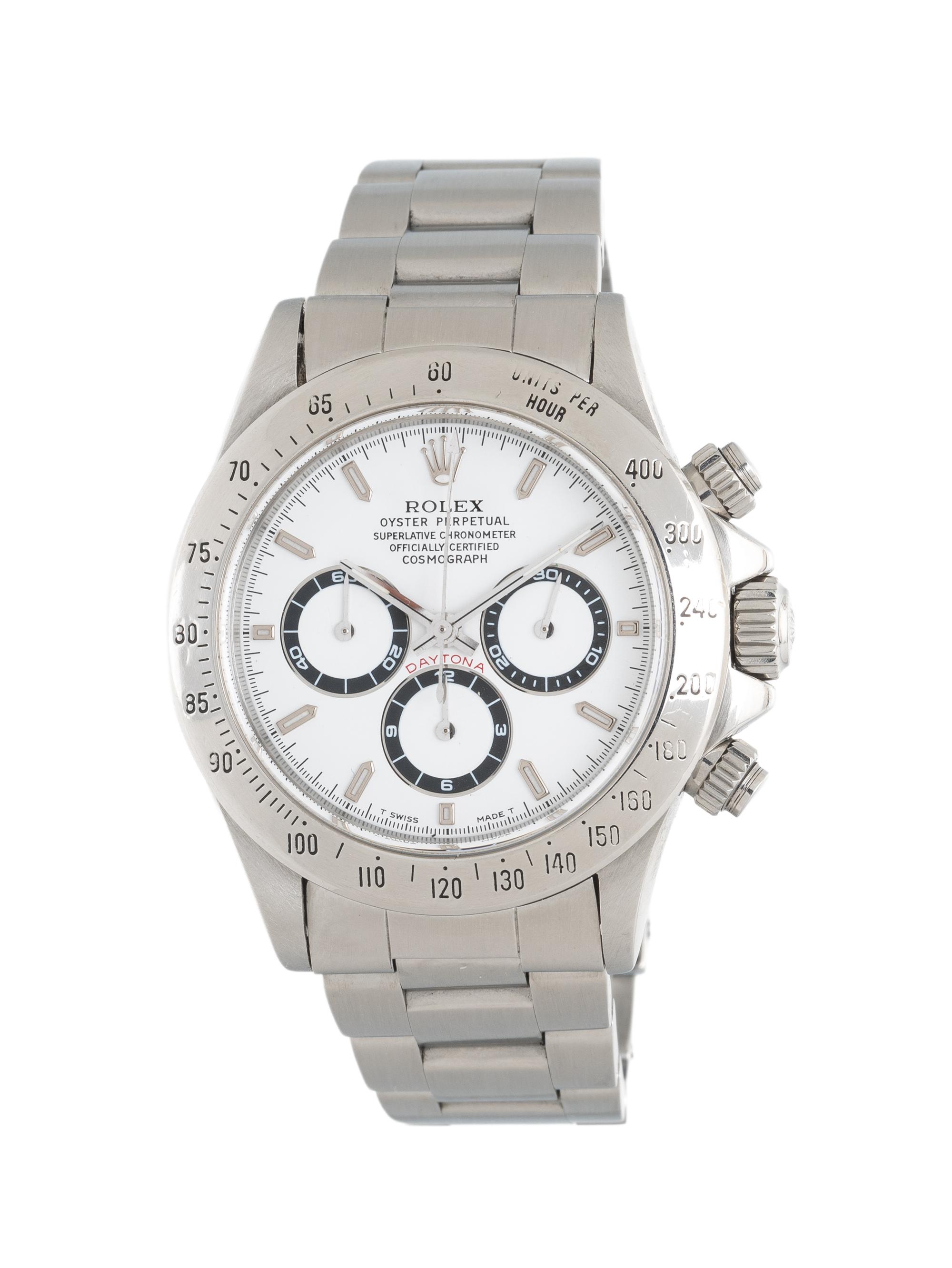 ROLEX, REF. 16520 STAINLESS STEEL 'ZENITH' 'PANDA' 'DAYTONA' CHRONOGRAPH WATCH