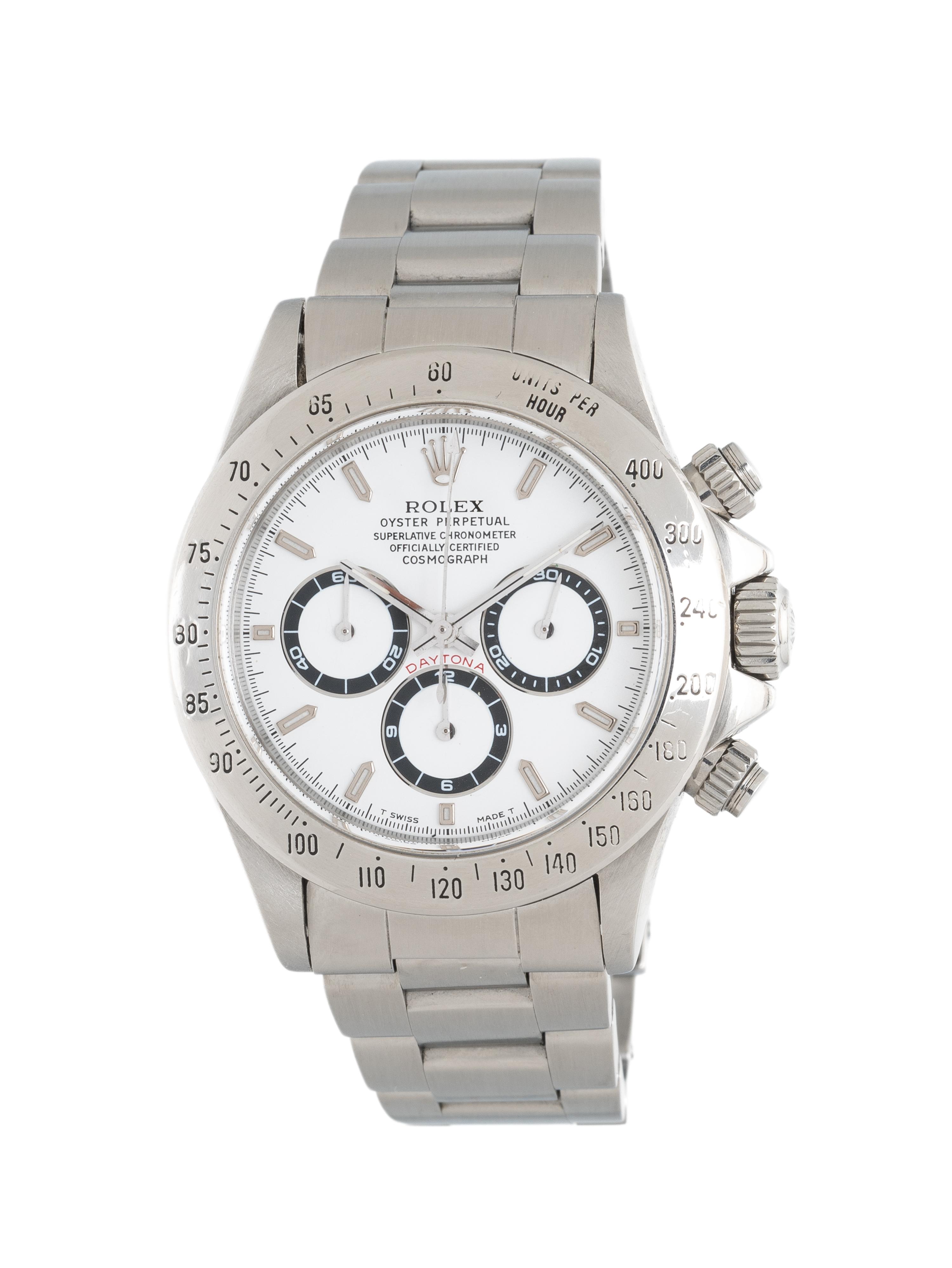 ROLEX, REF. 16520 STAINLESS STEEL 'ZENITH' 'PANDA' 'DAYTONA' CHRONOGRAPH WATCH
