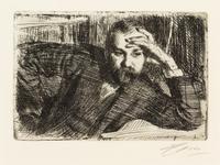 Anders Zorn, (Swedish, 1860-1920), Fredrik Martin, 1907