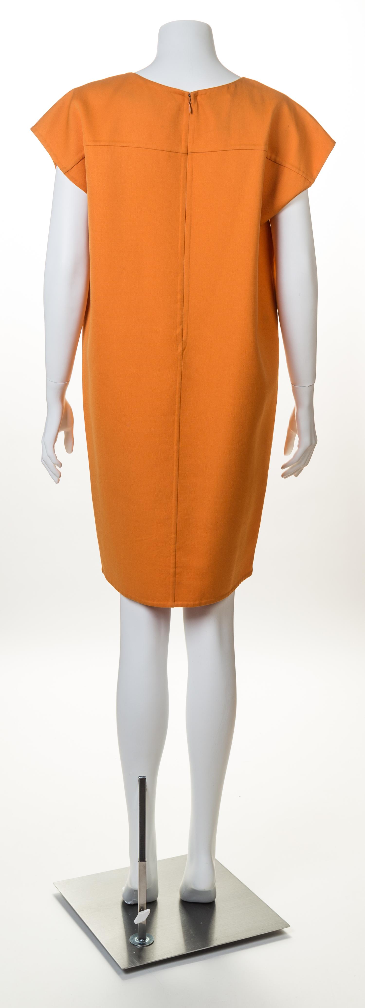 A Bill Blass Orange Wool Jumper, No size.