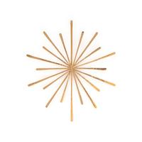 YELLOW GOLD NECKLACE AND BROOCH
