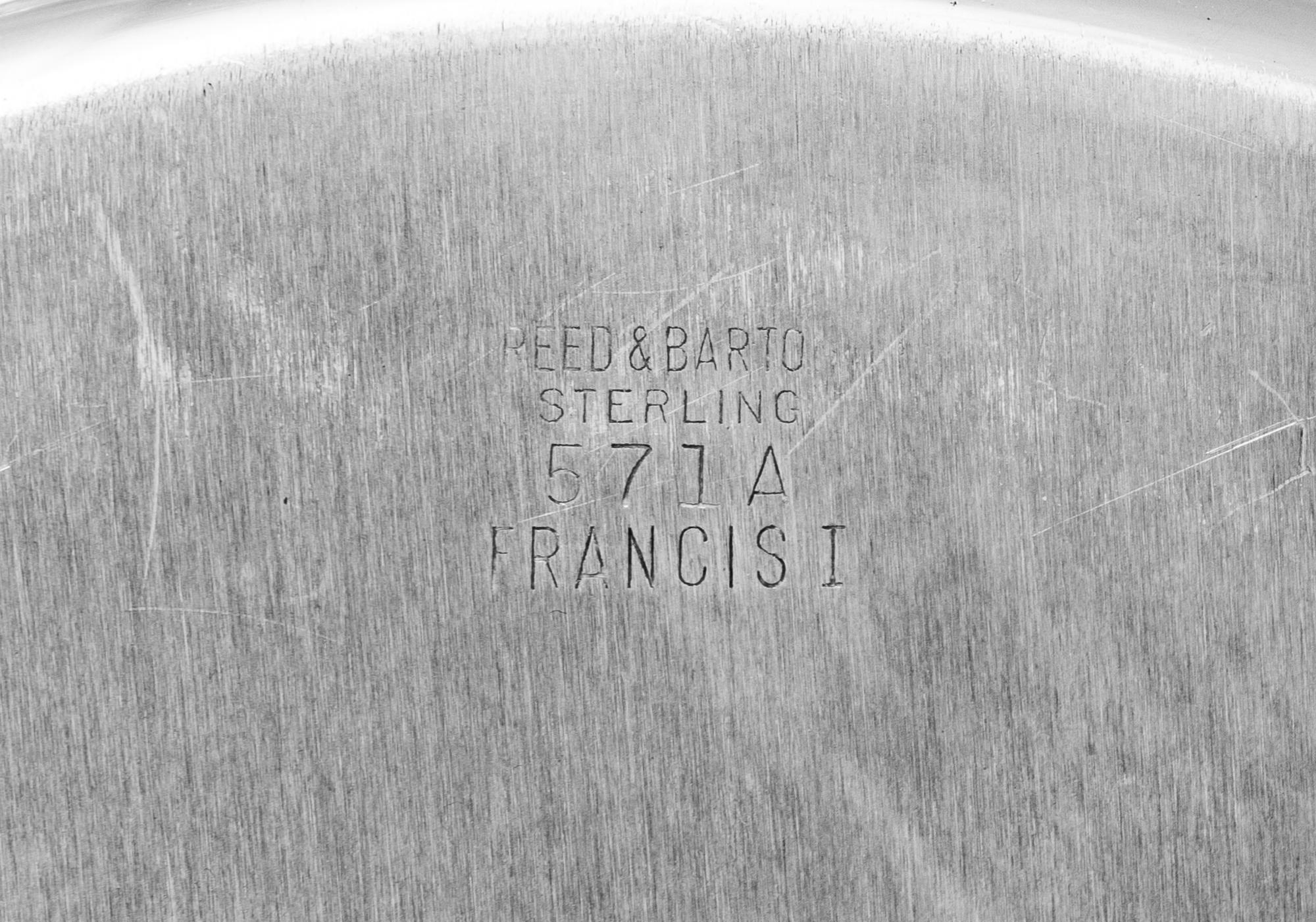 A Set of Twelve American Silver Francis I Dinner Plates