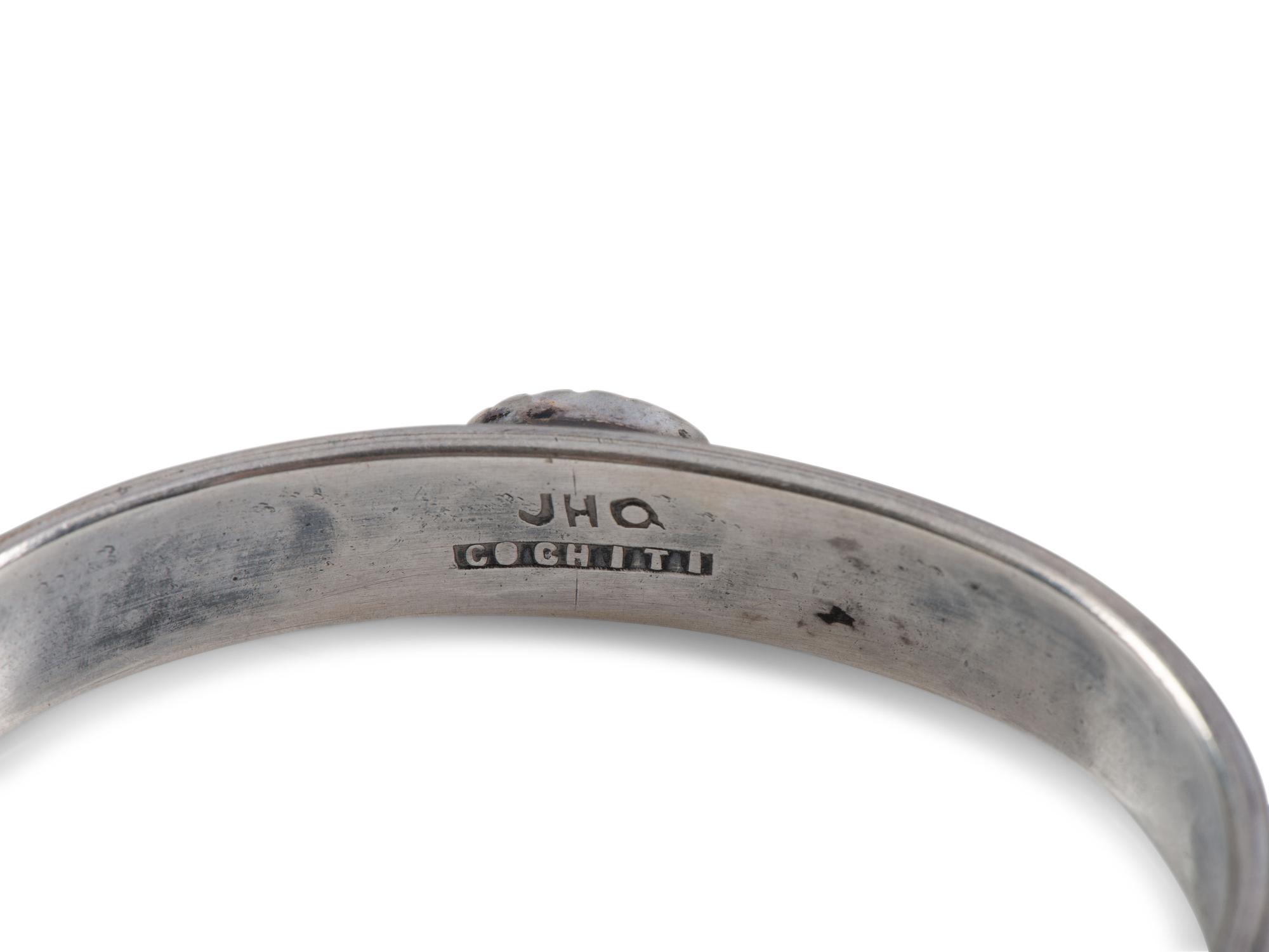 Slender Silver and Turquoise Cuff Bracelet