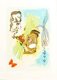 Salvador Dali, (Spanish, 1904-1998), Ivanhoe Suite: King Richard, Rowena, Overseer and Wilfret of Ivanhoe
