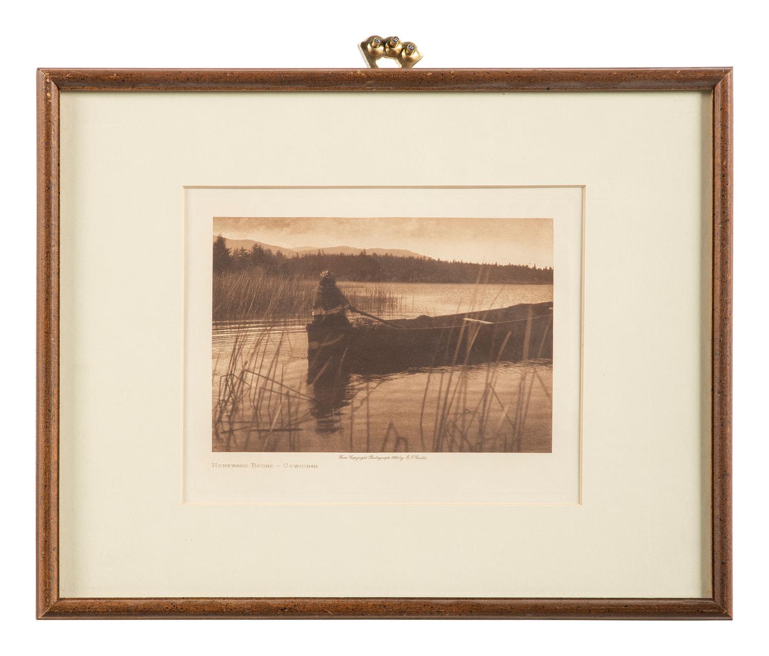 CURTIS, Edward S. Curtis. 9 volume photogravures of Native American subjects.