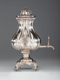 A Thomas Whartenby Coin Silver Five-Piece Tea and Coffee Service