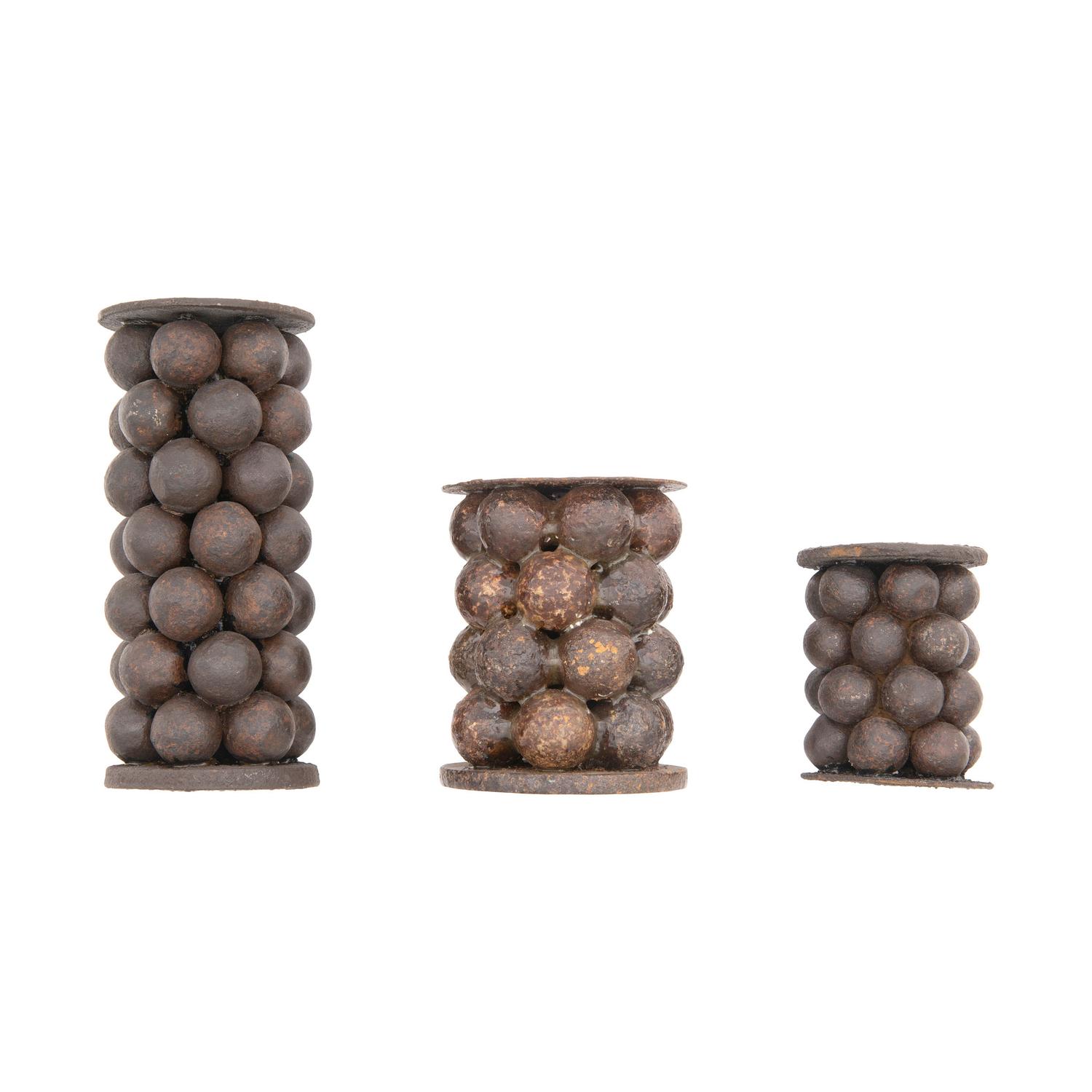 Three Civil War Era Excavated Canister Rounds