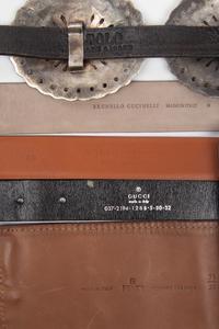 Five Designer Belts, Brunello Cucinelli, Fendi and Others