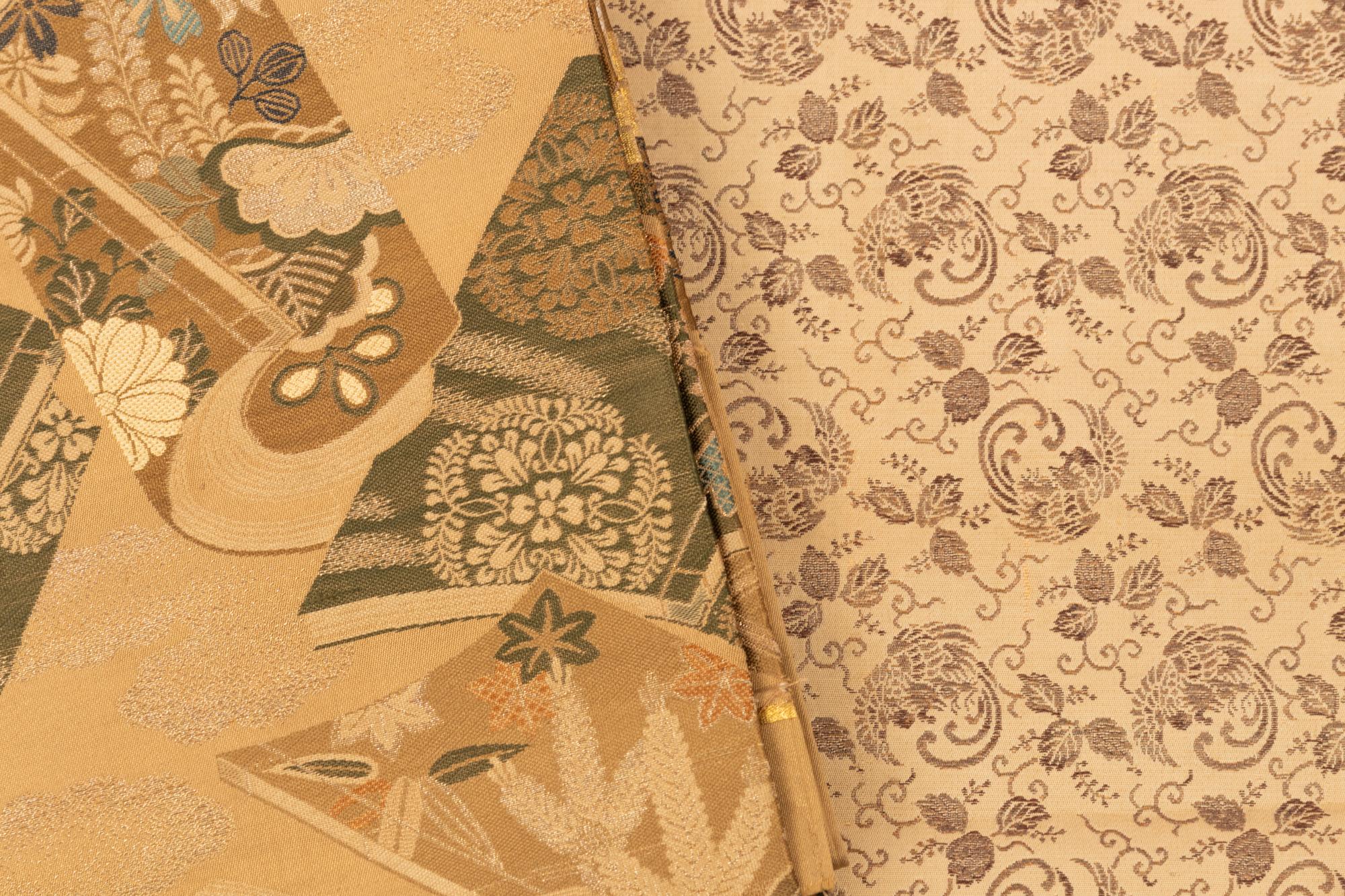 Three Japanese Brocade Obi Belts