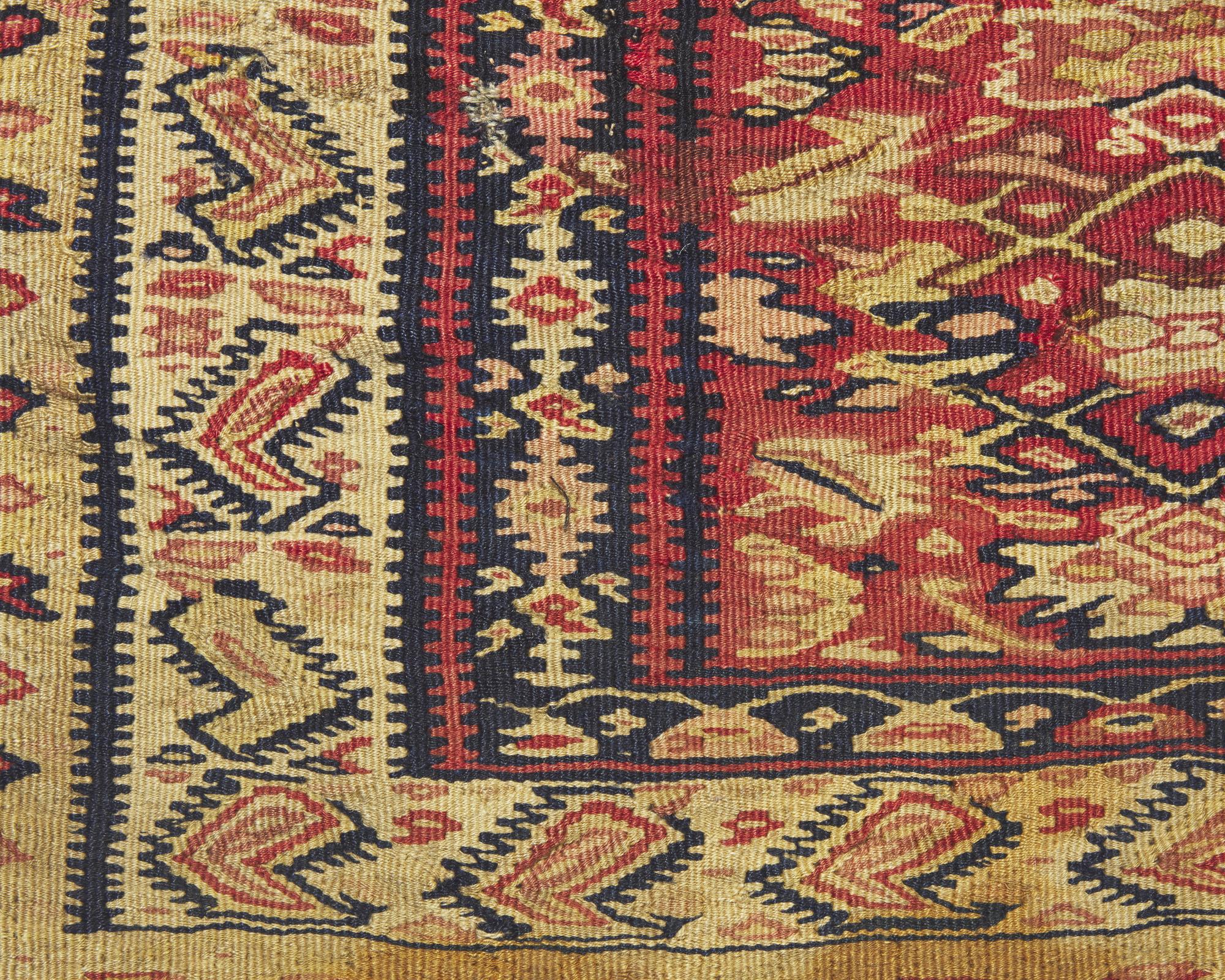 A Senneh Kilim rug, late 19th century