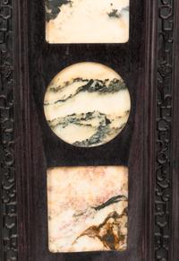 A Set of Four Framed Chinese Marble Panels