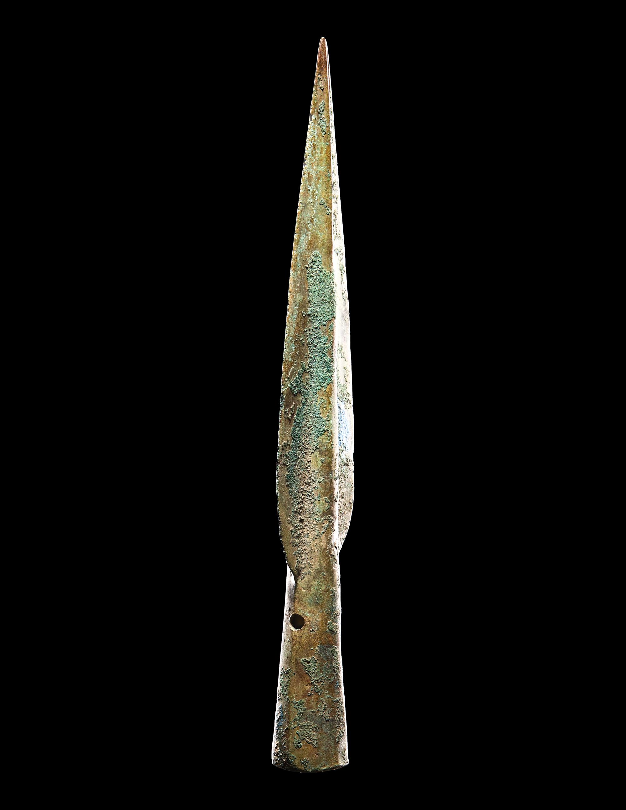 A Greek Bronze Spear Point