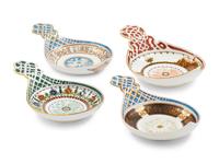 A Collection of Four Kornilov Bros. Porcelain Serving Dishes