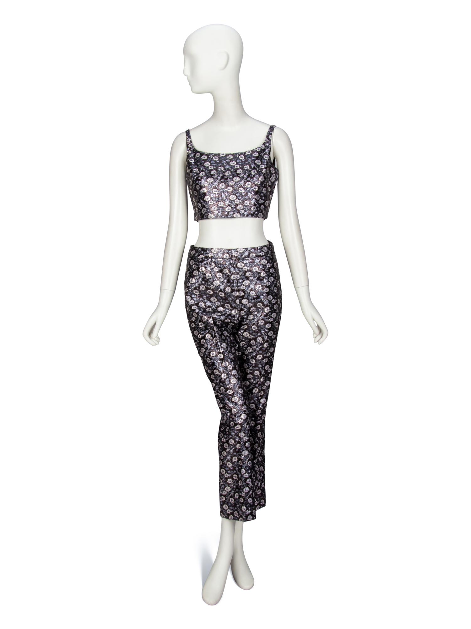 PRADA, FLORAL BROCADE ENSEMBLE